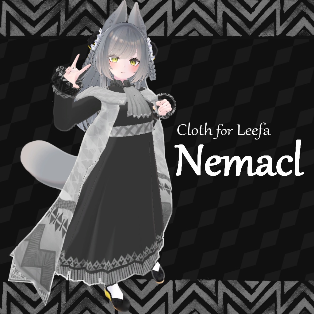 Nemacl【リーファ・京狐用衣装】【SAVANNASTREET01用衣装】 image