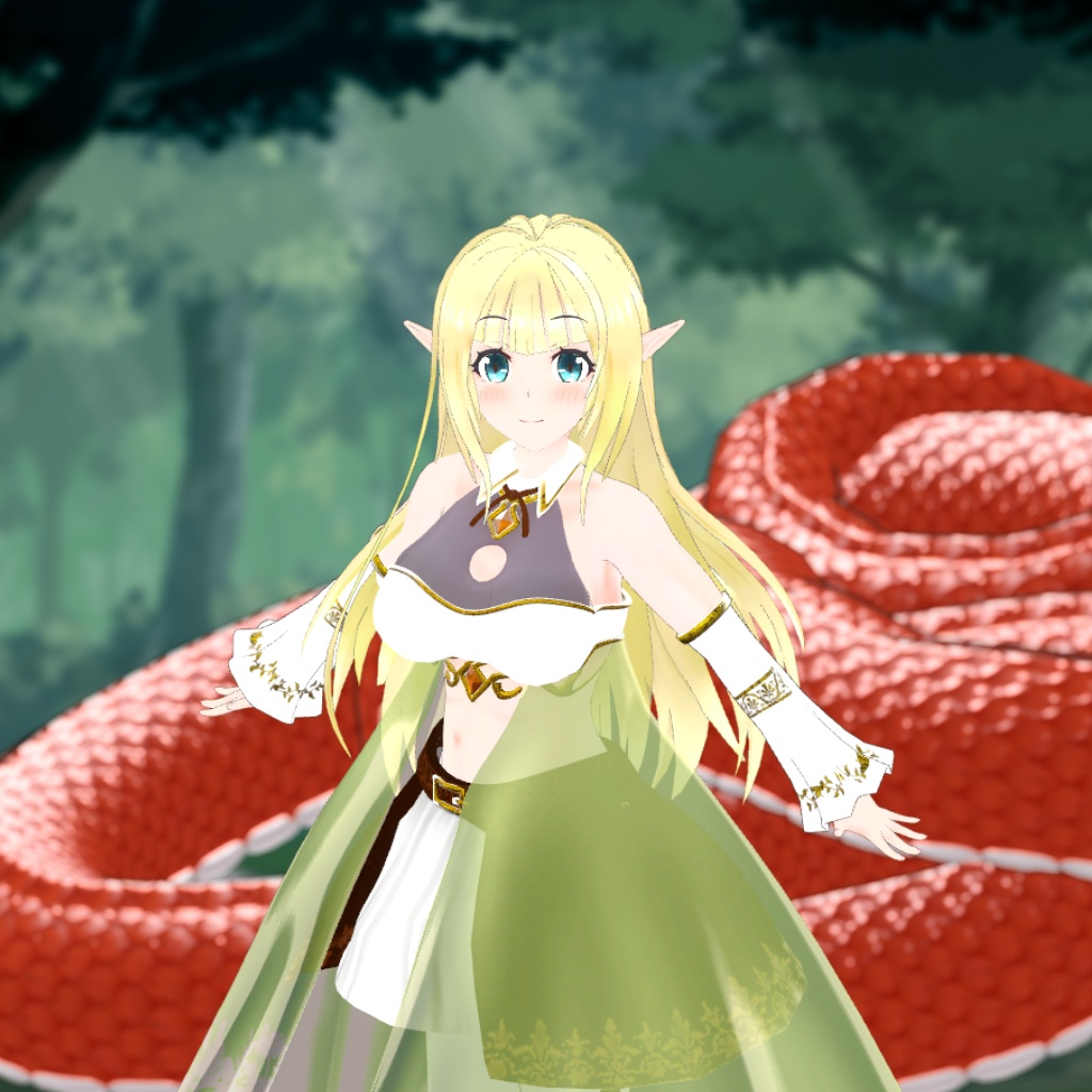 オリジナル3Dモデル【アイリス】 image