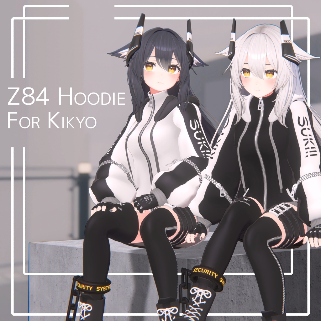 Kikyo Z84 Zip Up Hoodie ・ 桔梗Z84ジップアップフード image