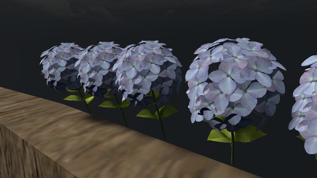 VRChat想定 紫陽花 image