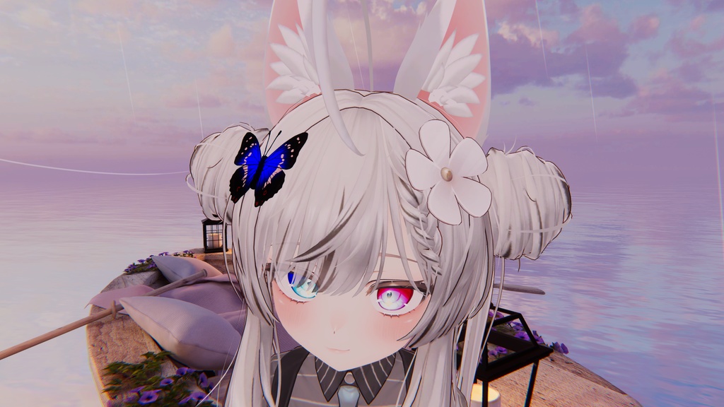 Animated Butterfly pin(Apatura iris) image