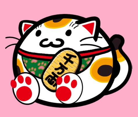 【フリー】Live2D モデル まねきねこ140【VTuber、配信用無料アバター image