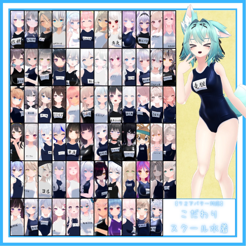 Premium School Swimsuit image