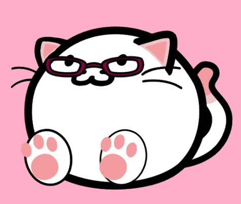 【フリー】Live2D モデル めがねこ045【VTuber、配信用無料アバター】 image