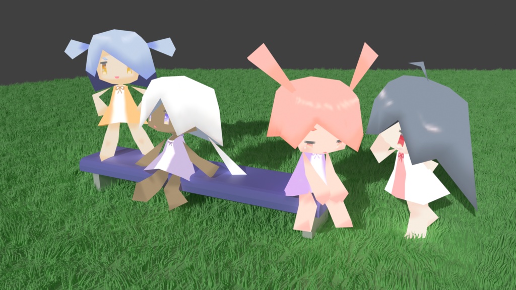 【ローポリモデル】こだま image