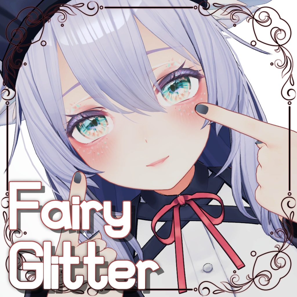 桔梗(Kikyo) Fairy Glitter Make up & eye texture  image