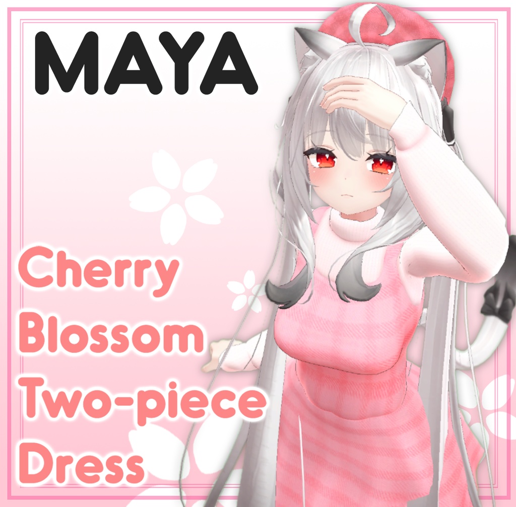 Maya Cherry blossom two-piece dress image
