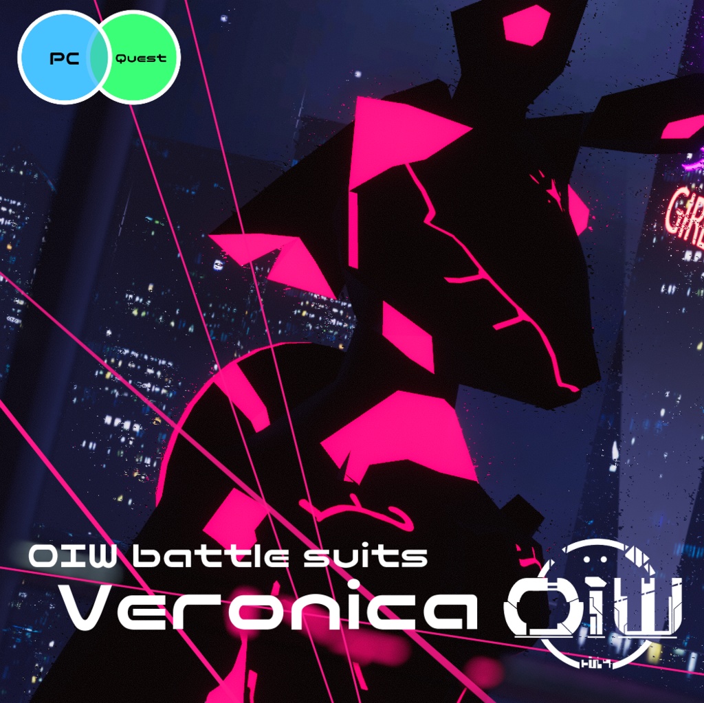 【オリジナル3Ⅾモデル】OIW: バトルスーツ Veronica 【Quest対応】 image