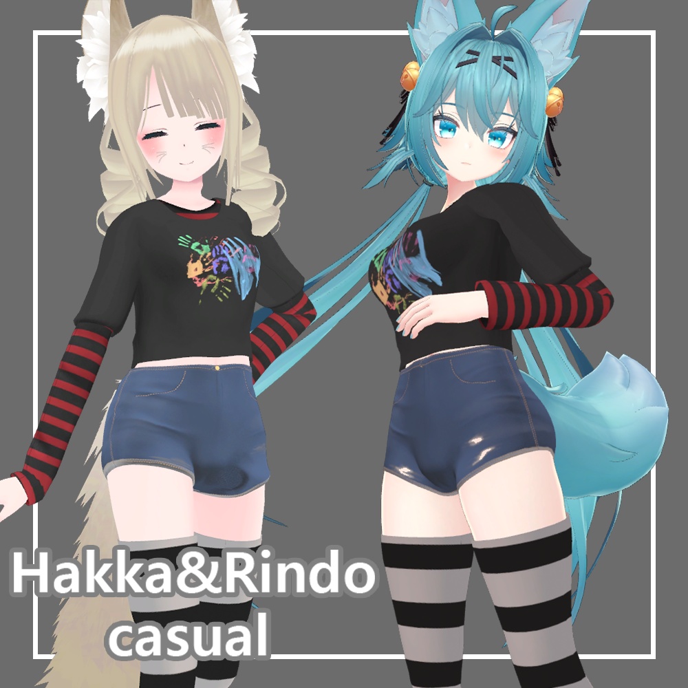 [3dモデル]Rindo & Hakka casual image