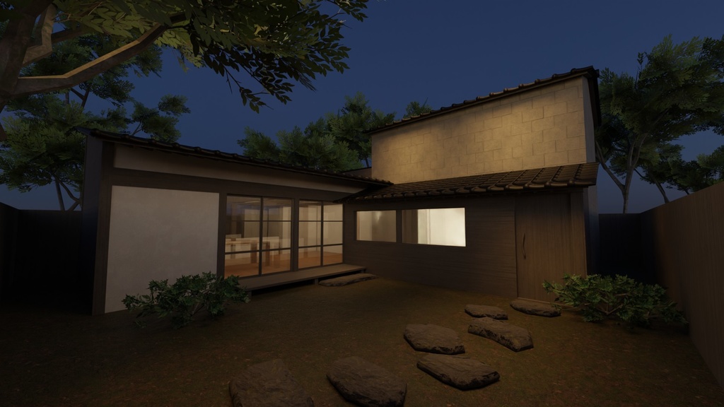 【VRChat】蔵のあるリノベーション古民家 / A Japanese house with a warehouse image