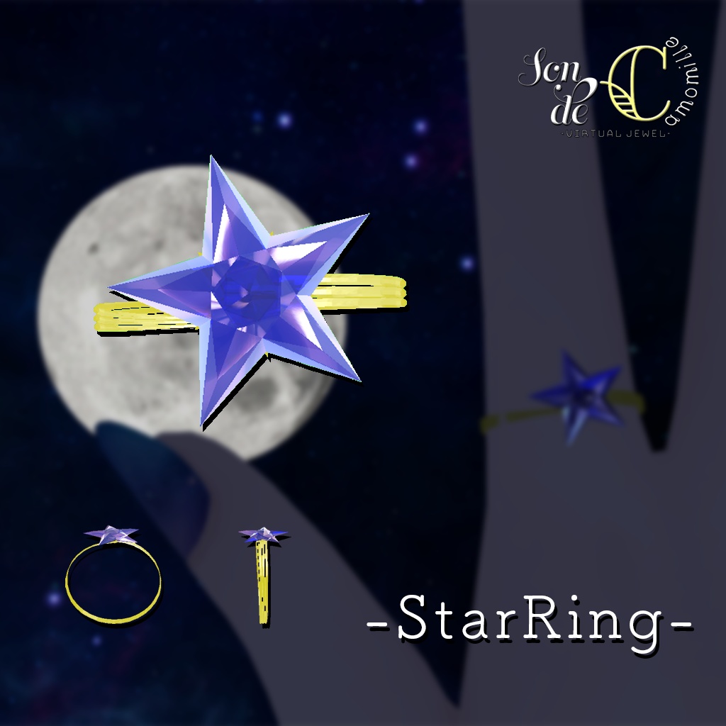 【VRC向けアクセ】StarRing image