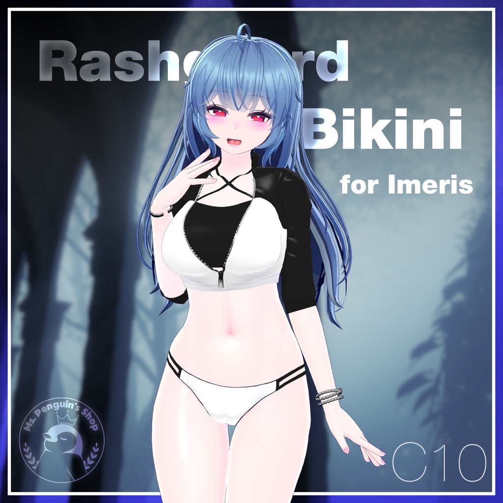 Rashguard Bikini for Imeris / ラッシュガードビキニ 【イメリス用】 (C10) image