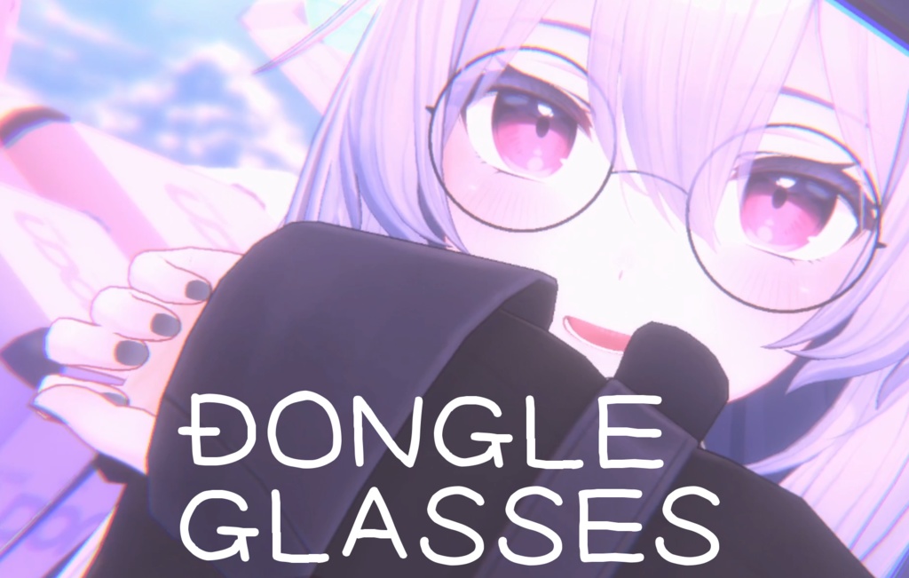 dongle glasses (Available on all avatars) image