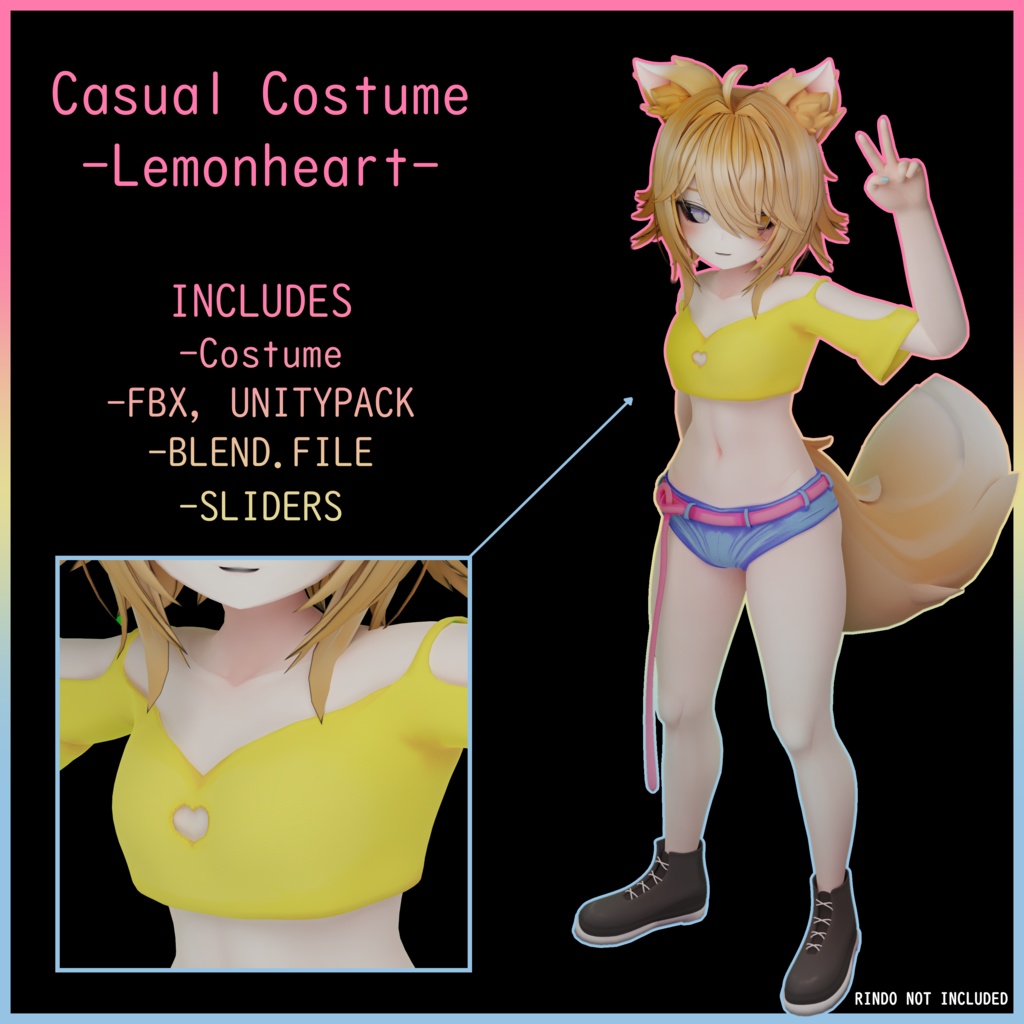 Lemon Heart Costume [Original] image