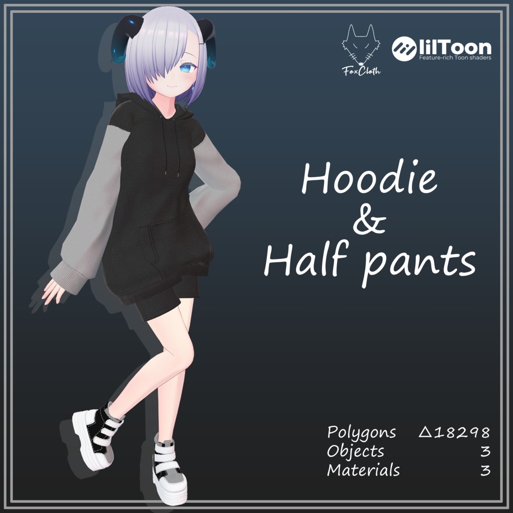 Hoodie & Half pants image