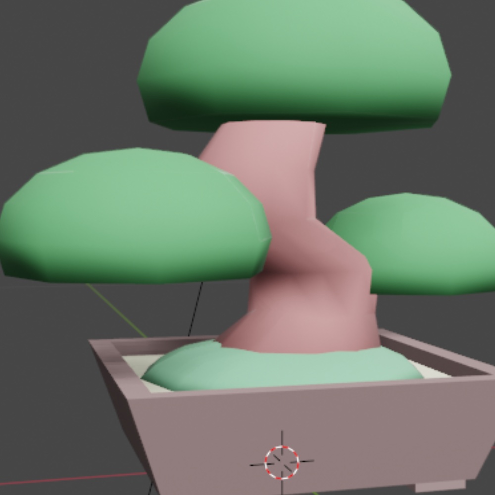 【無料3Dモデル】Bonsai～盆栽～ローポリ512 image