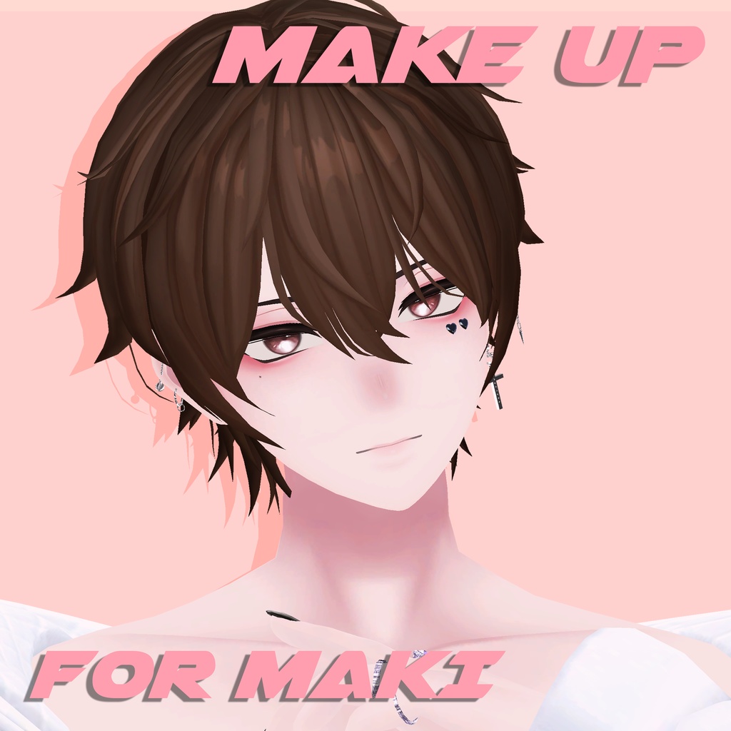 maki blossom pink make up & body texture ピンクメイク&ボディテクスチャー [碼希] image