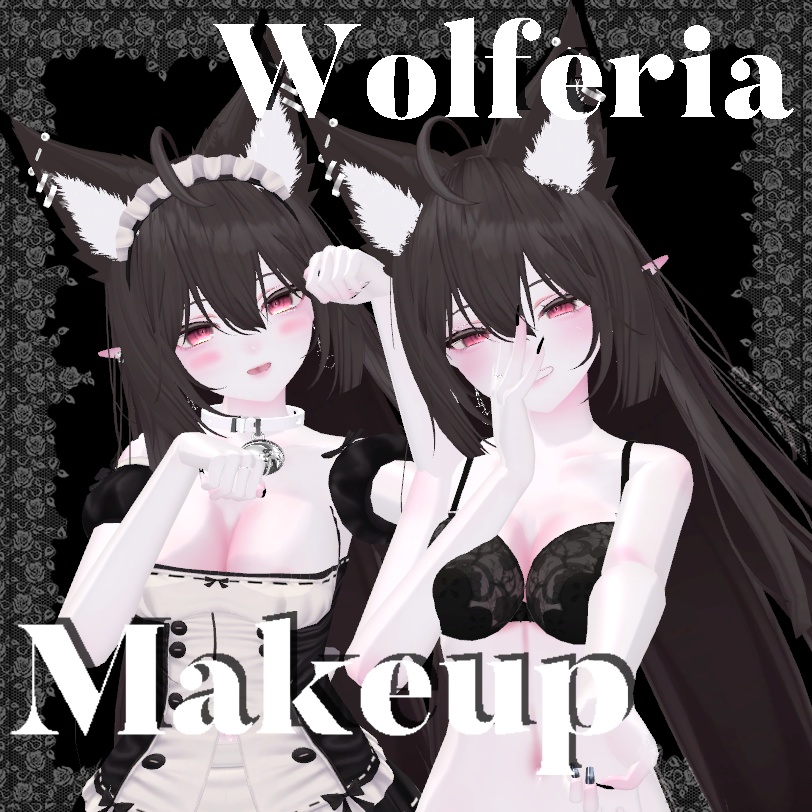 【ウルフェリア専用】Wolferia Dewy Nude Makeup&skin Texture ウルフェリア メイク 肌 テクスチャ image