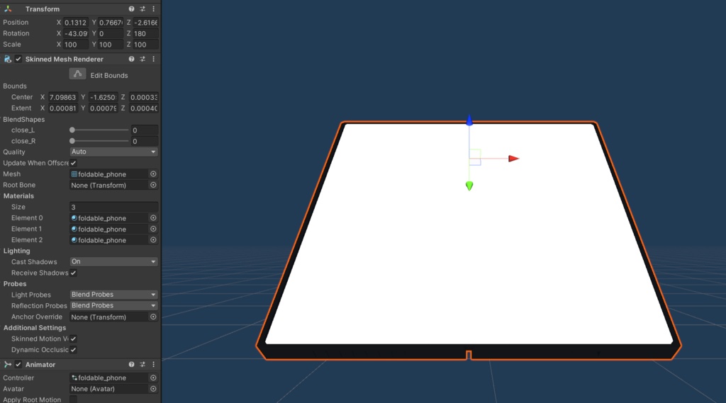 折りたたみスマホ (fbx, unitypackage) image