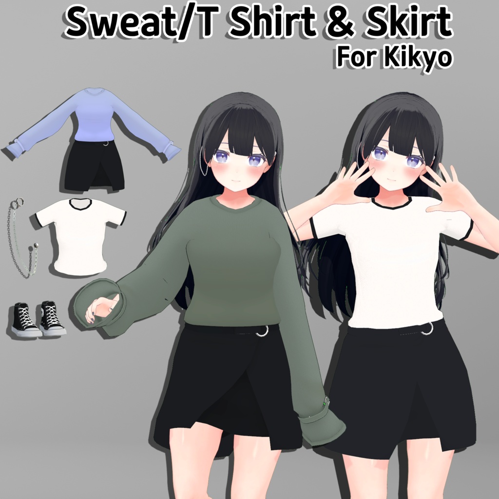 [PB対応] 桔梗 Sweat/T Shirts & Skirt  image