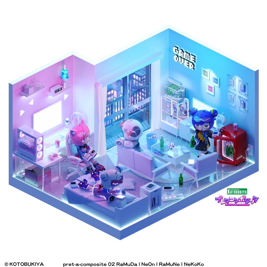 【オリジナル3Dモデル】 RaMuDa #プレタコンポジッタ image