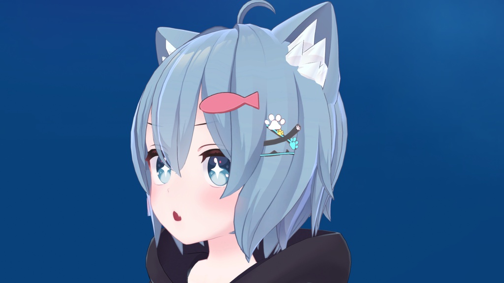 Cat Hairpin for Rusk-chan image