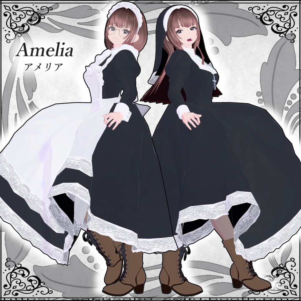Amelia(アメリア) ExF Ver.1.0.1【VRC想定オリジナル3Dモデル】 image