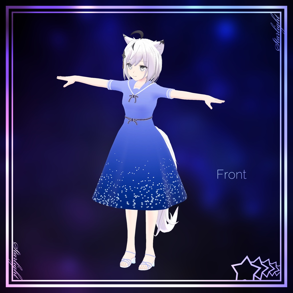 星明かりコーデ(狐九里るる用) image