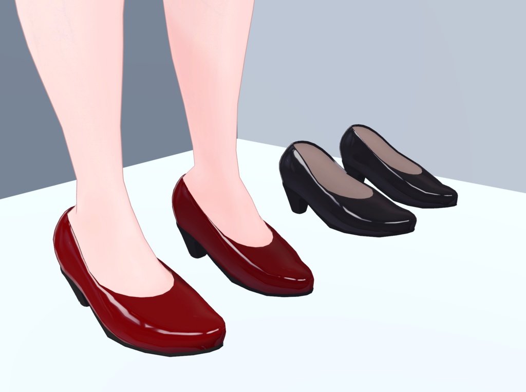 「くろなつ」向けパンプス image