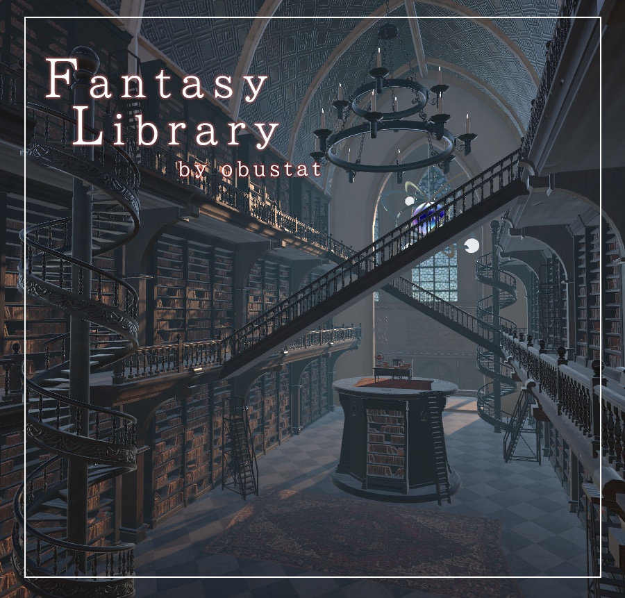【VRChatワールド】Fantasy Library image