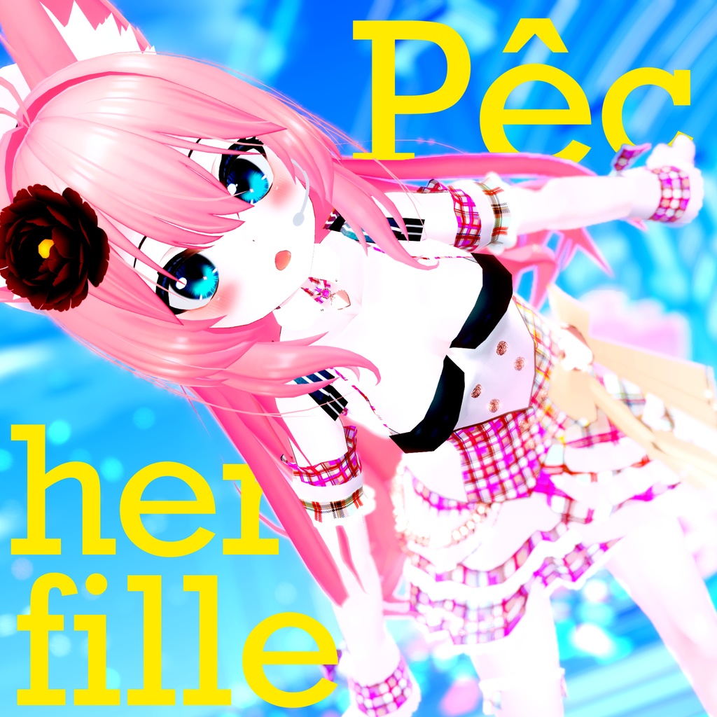 Pecherfille idol-style outfit for VRChat avatars image