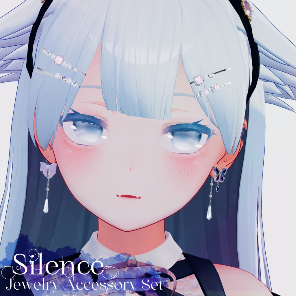 〔3Dモデル〕Jewelry Accessory Set〔-Silence-〕 image