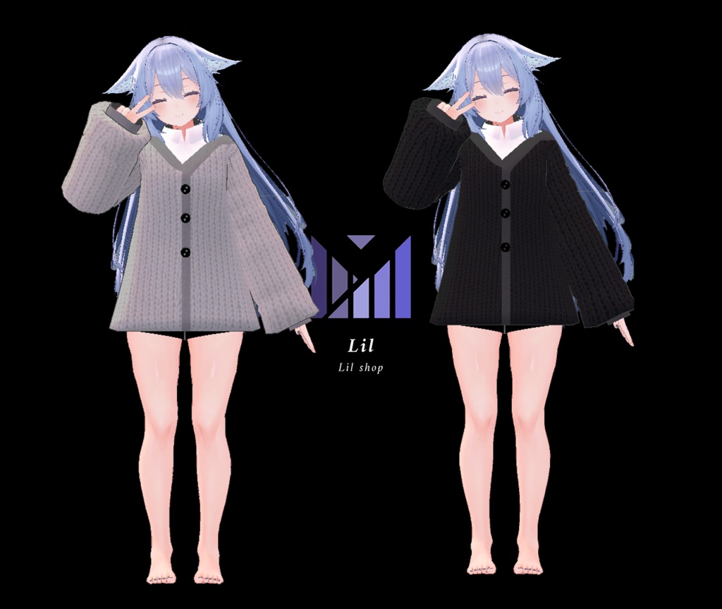 【VRChat向け販売3Dモデル】「kikyo_Cloth」 image