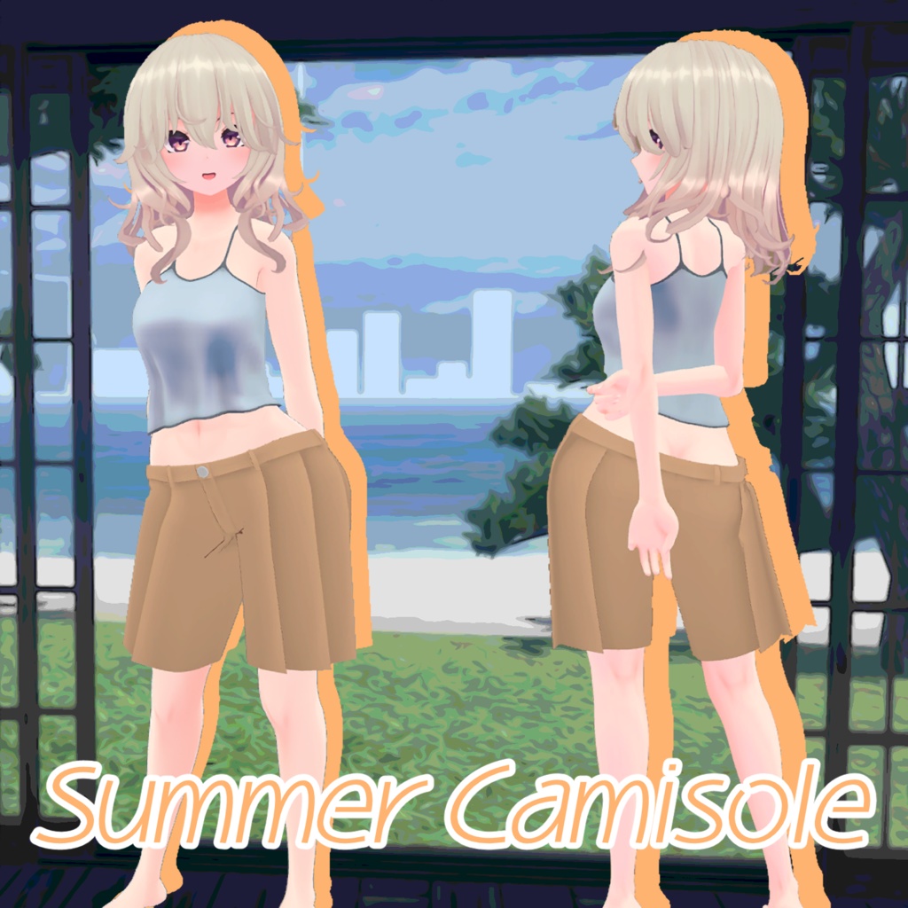 【FLASTOREアバター用】Summer Camisole image