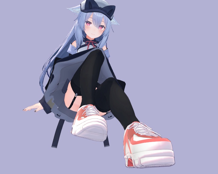 【3Dモデル】桔梗向け運動靴 image