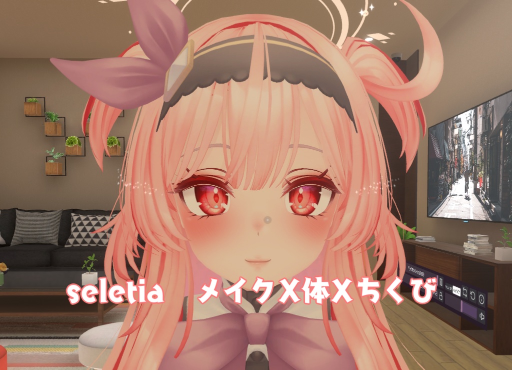 【VRChat 】-セレスティア用-メイクX肌のXCKB　sekestia makeup X body X nipple image