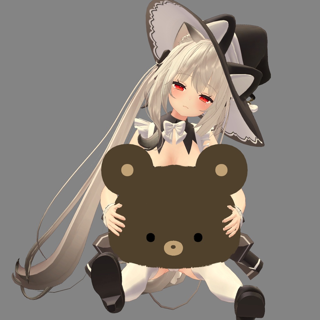 熊を抱く可愛いポーズ(Maya_AFK) image