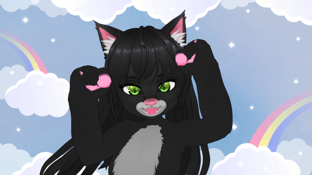 Female AnthroCat VRM model  image