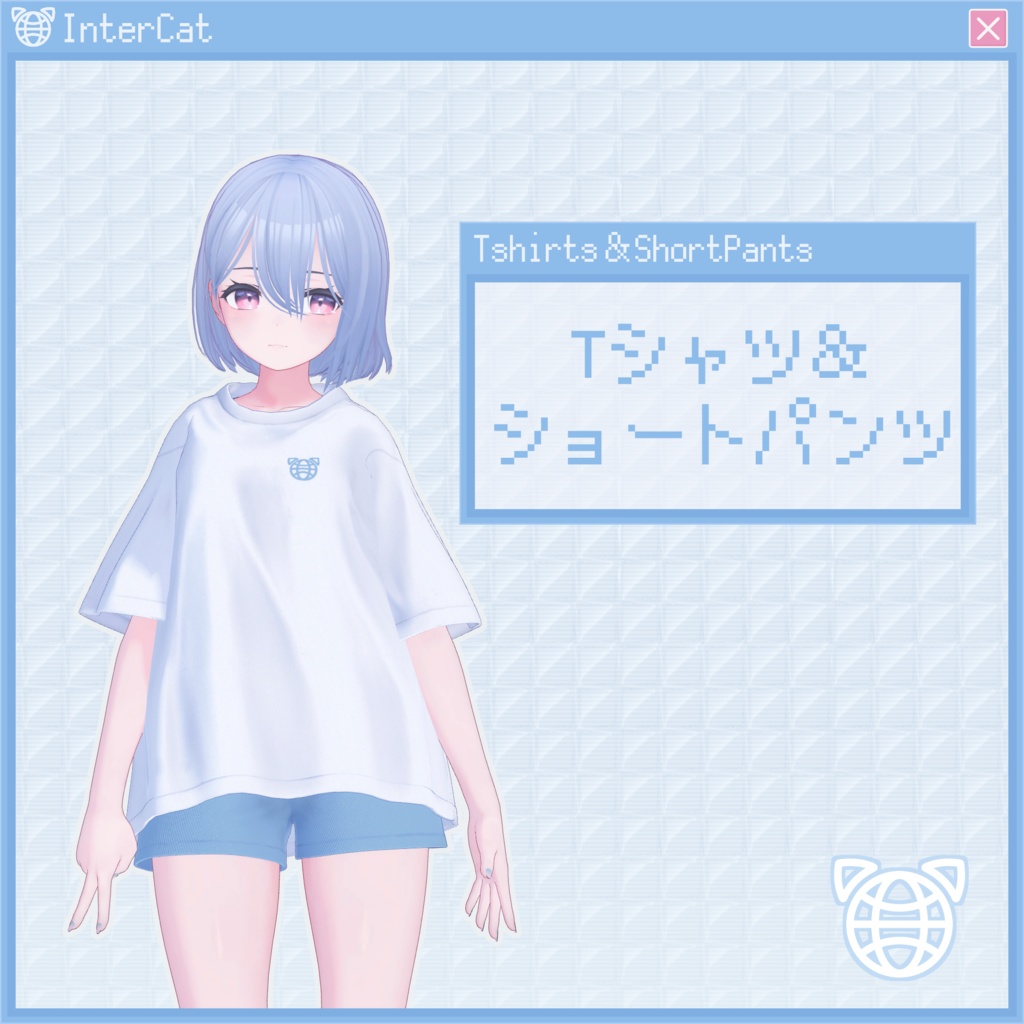 【7アバター対応】Tシャツ&ショートパンツ (Tshirts & ShortPants) image