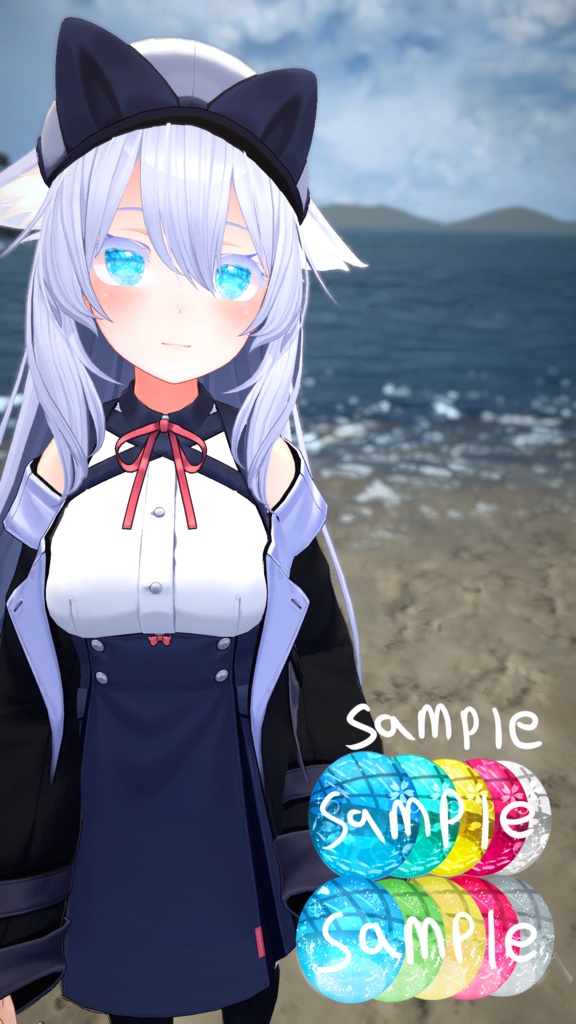 夏の海に落ちる eyes image