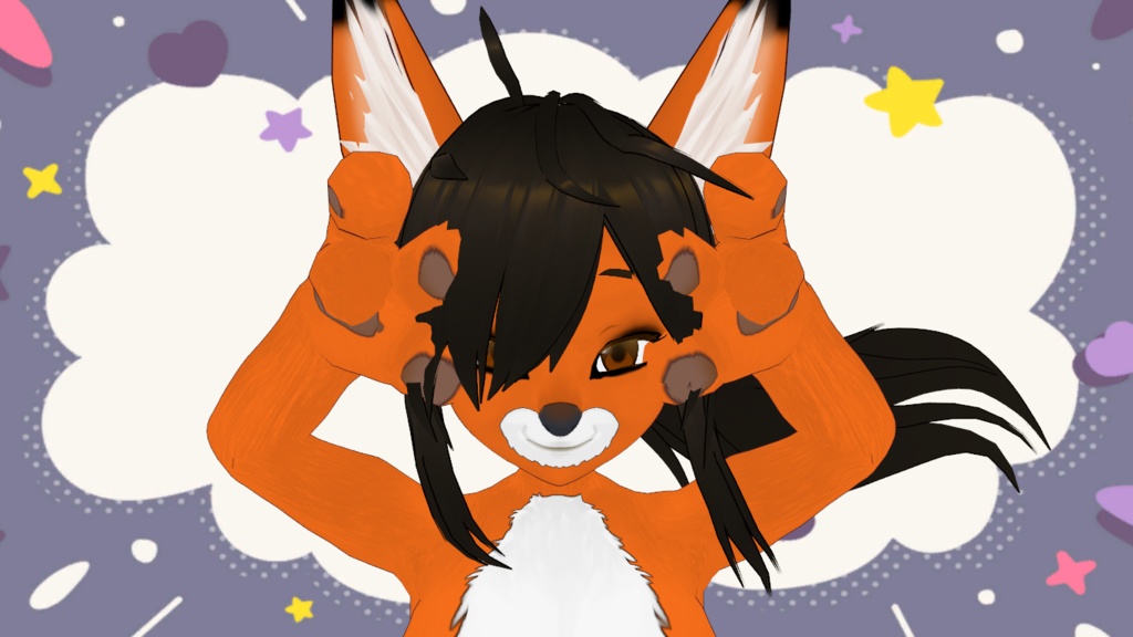 Female AnthroFox VRM model image