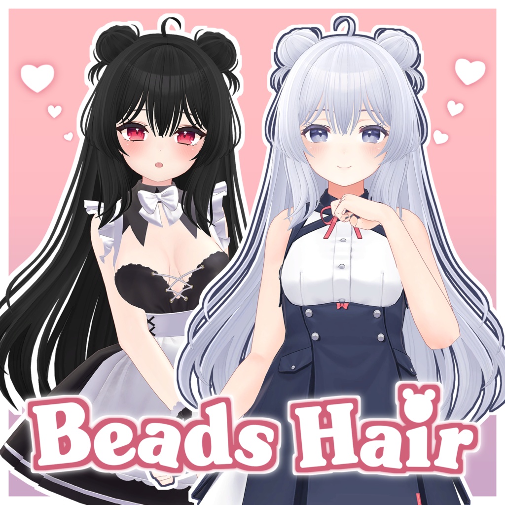 Beads Hair for VRC image