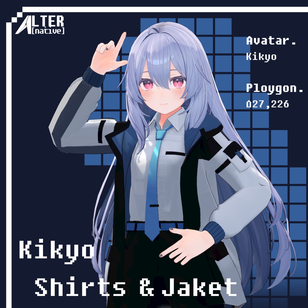 [VRCHAT]Kikyo Shirt&Jacket・桔梗 シャツ＆ジャケット image