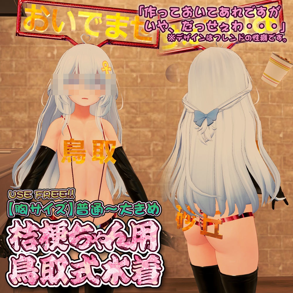 【無料・桔梗用】鳥取式水着 - for kikyo - 【おいでませ鳥取】 image