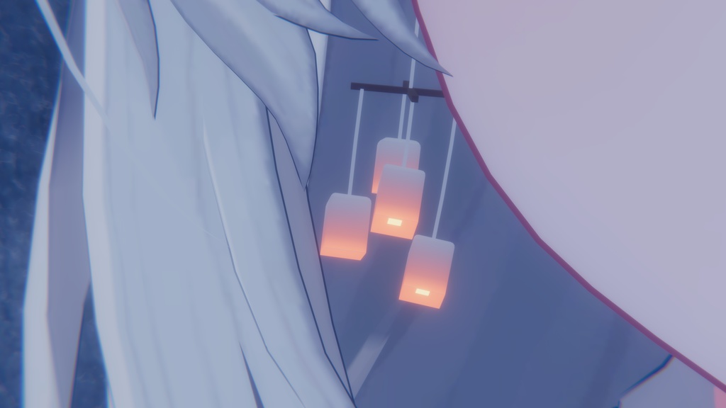 ［VRC想定］灯篭の耳飾り image