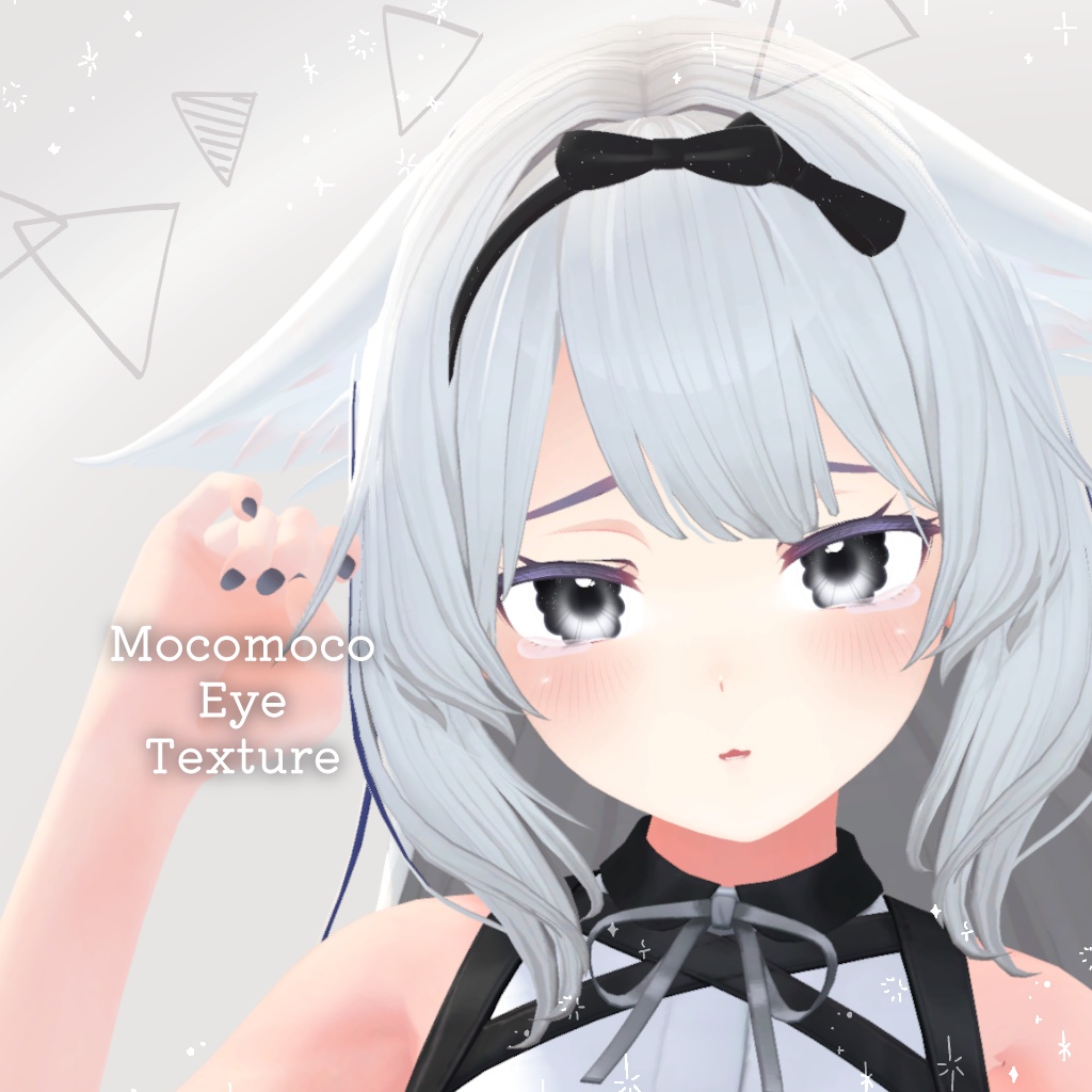 《無料版有り》Mocomoco Eye Texture Package【桔梗(Kikyo)対応】 image