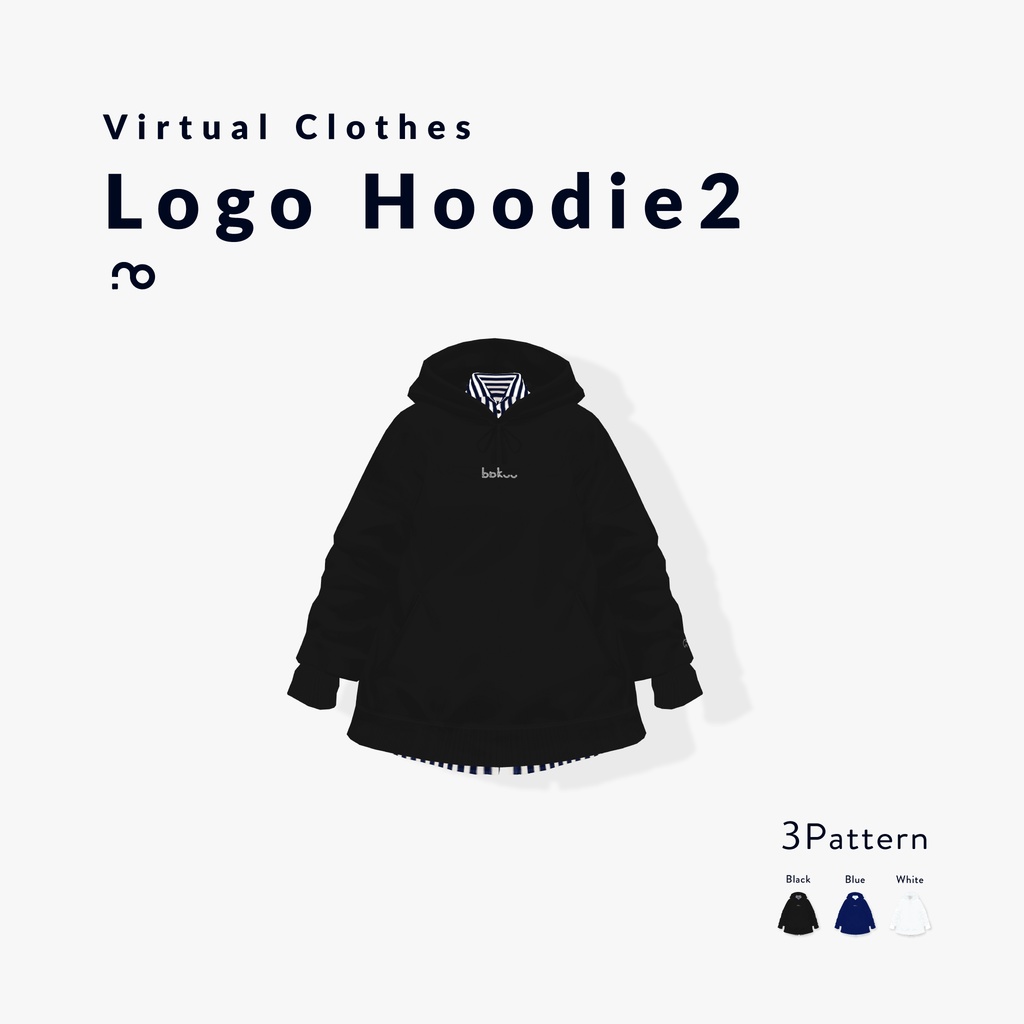 [Virtual Clothes] Logo Hoodie2 image