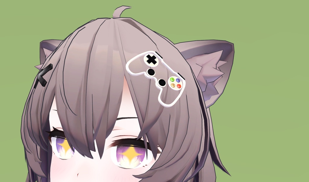 【無料】ゲームコントローラのアクセサリー(VRChat用3Dモデル) image