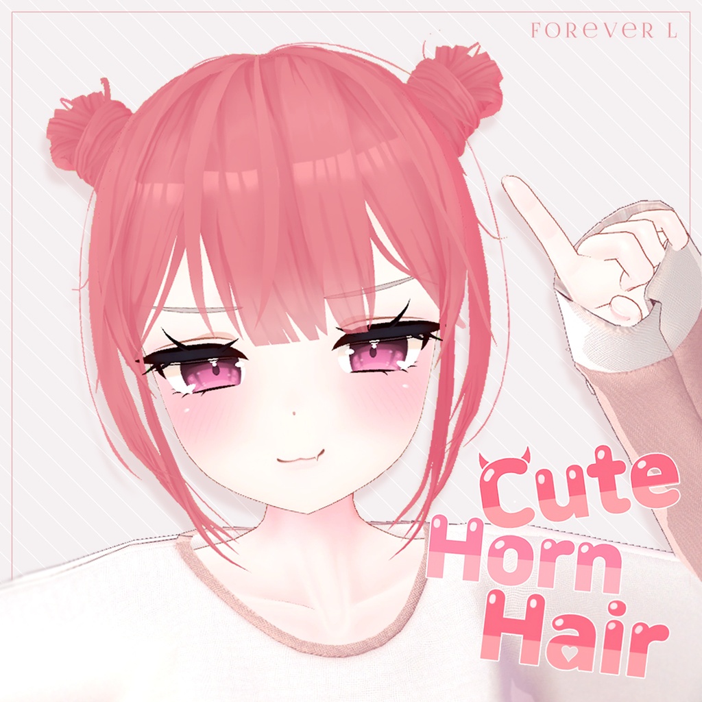 Cute Horn Hair / kawaiiJiao Xing hea ( for Maya Wu Ye ) image