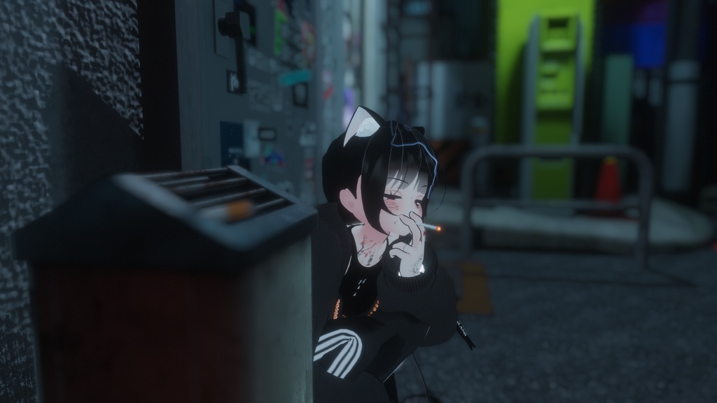 Smoking AFK (Maya, Maiya) image